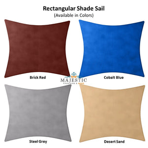 Rectangle Shade Sail - Majestic Fountains