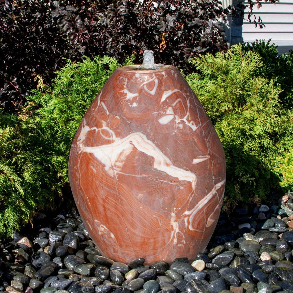 Red Marble 30 - Almond Fountain DIY Kit