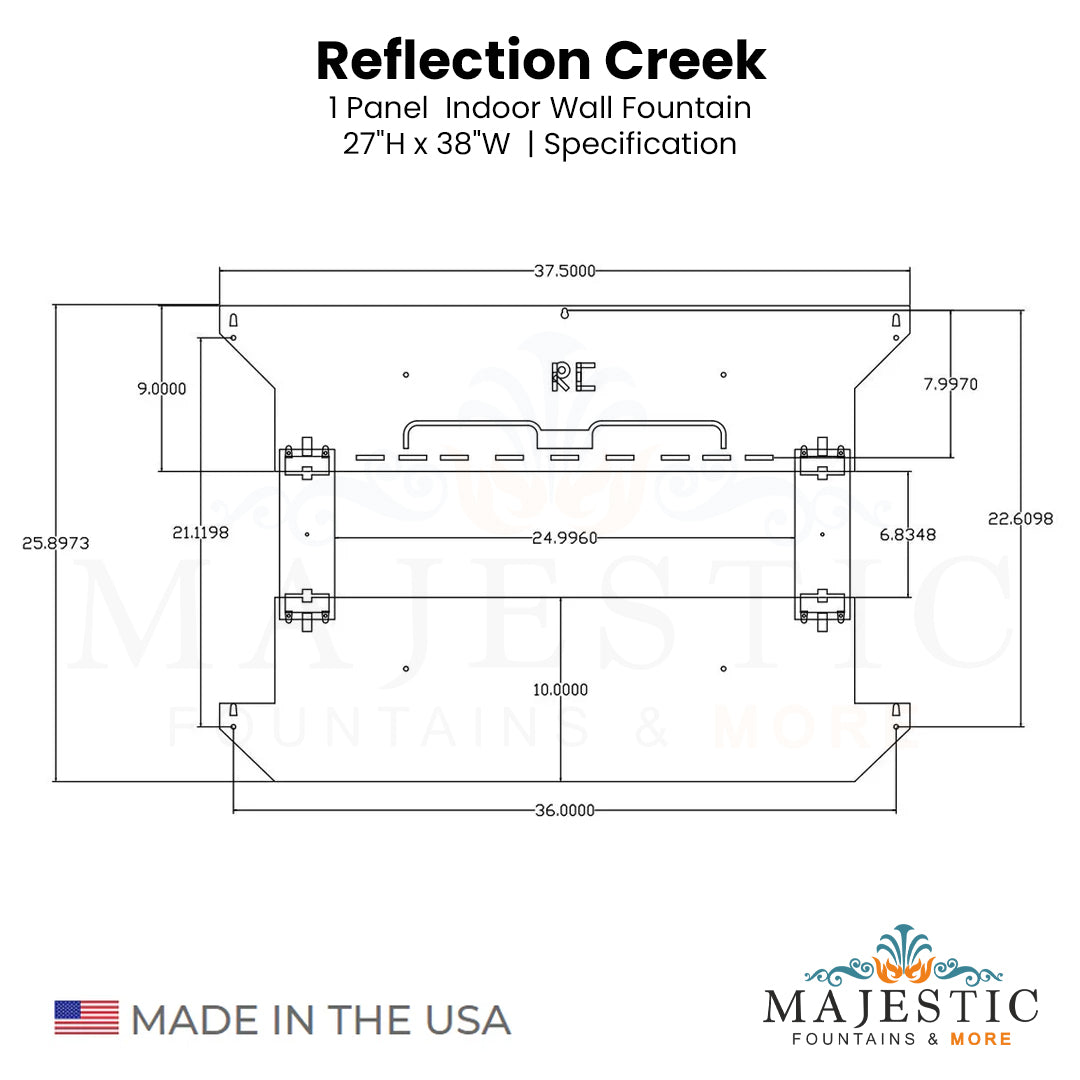 Reflection Creek   - Majestic Fountains