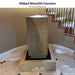 Ribbed Monolith Fountain - Majestic Fountains and More