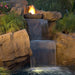 Rock Burner Insert with Electronic Ignition System - Majestic Fountains and More