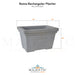 Roma Rectangular Planter - Majestic Fountains
