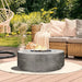 Rotondo Fire Table PH-418 in GFRC Concrete - Majestic Fountains
