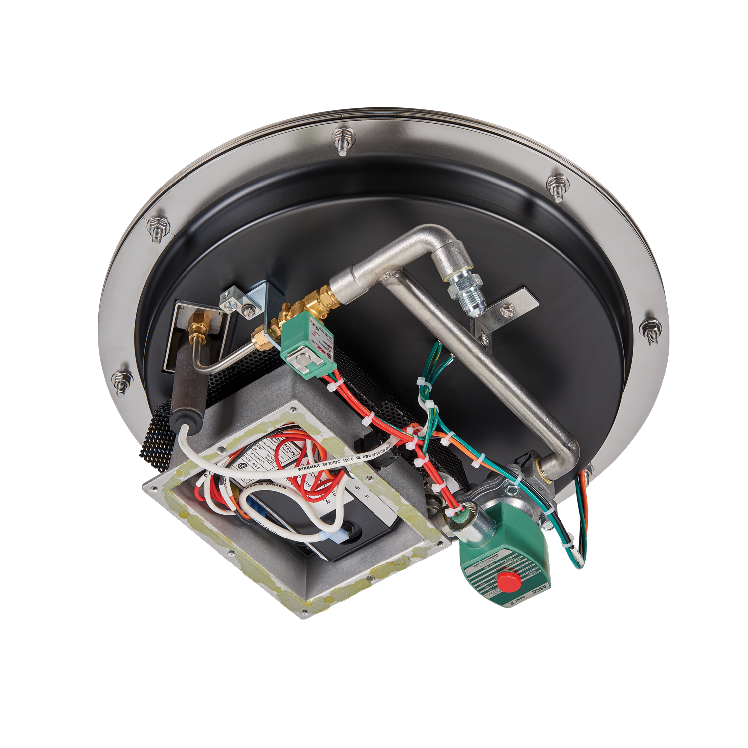 Round Fire Bowl Burner Kit with Electronic Ignition System - Majestic fountains and More