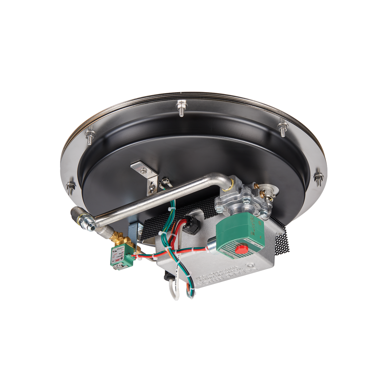 Round Fire Bowl Burner Kit with Electronic Ignition System - Majestic fountains and More