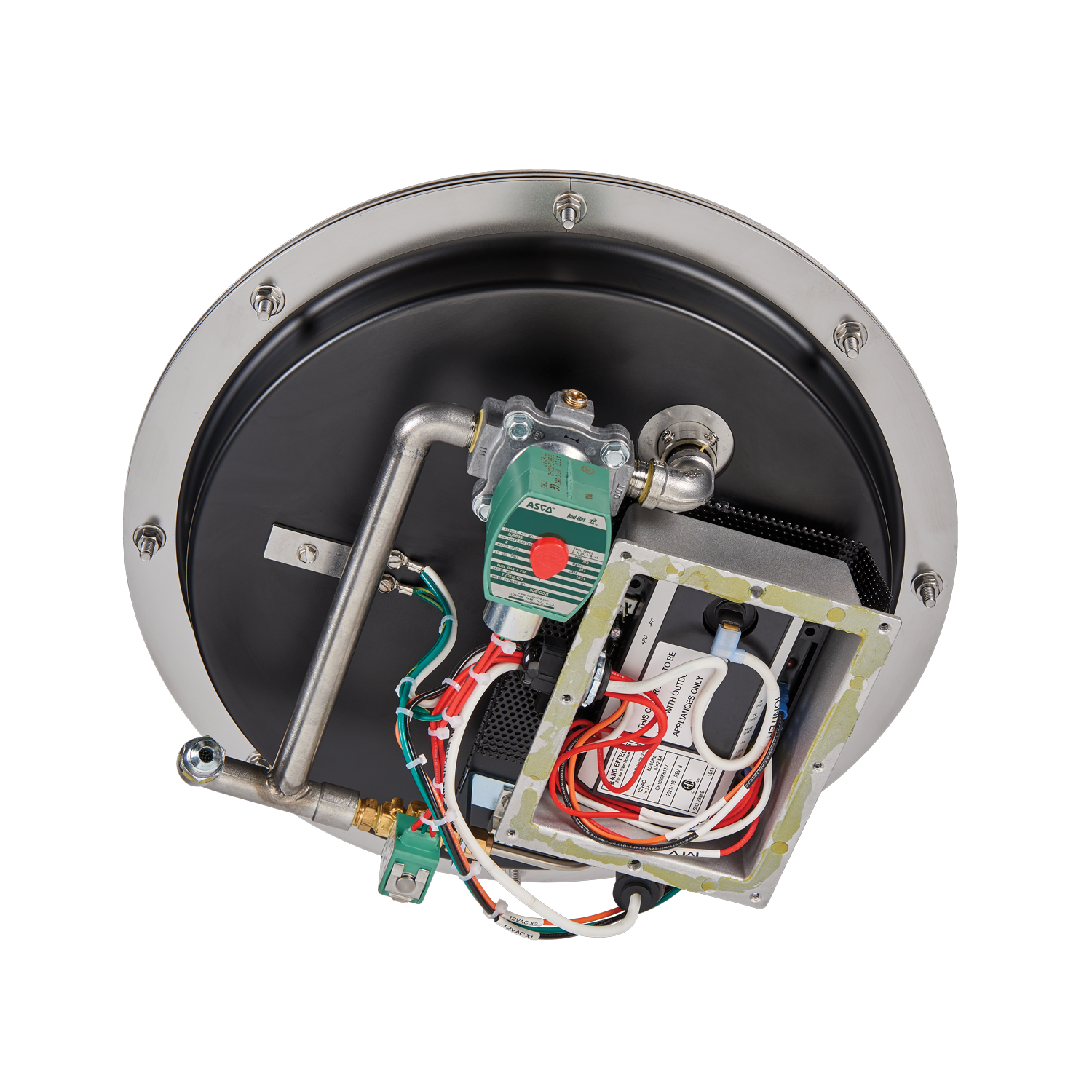 Round Fire Bowl Burner Kit with Electronic Ignition System - Majestic fountains and More