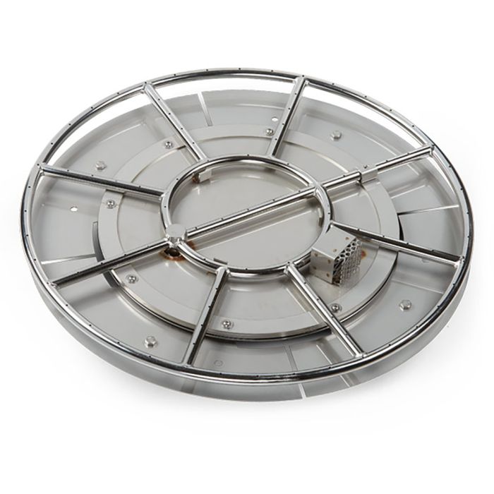 Round Fire Pit Burner Kit with Electronic Ignition System - Majestic Fountains and More.