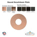 Round Escutcheon Plate for Cannon and Tunnel Scuppers - Majestic Fountains and More