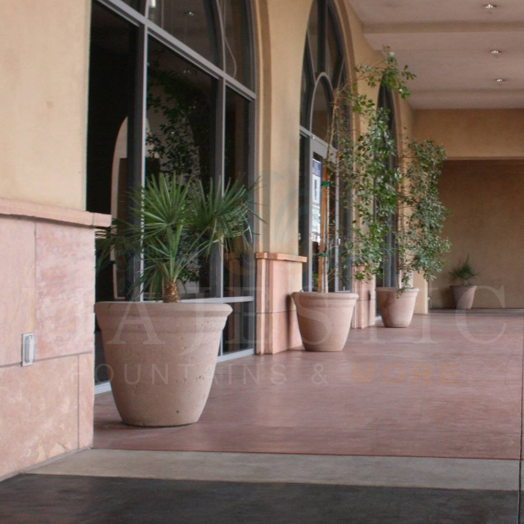 Round Urn Planter - Majestic Fountains