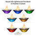 Royal Lighthouse Fire Bowl in Powder Coated Metal by The Outdoor Plus+ Free Cover