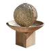 Rubix and Wok Fountain w Riser in GFRC by Gist G-RUBF-R-35 - Majestic Fountains