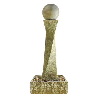 Rustic Twist Outdoor Fountain - 1417 - Majestic Fountains