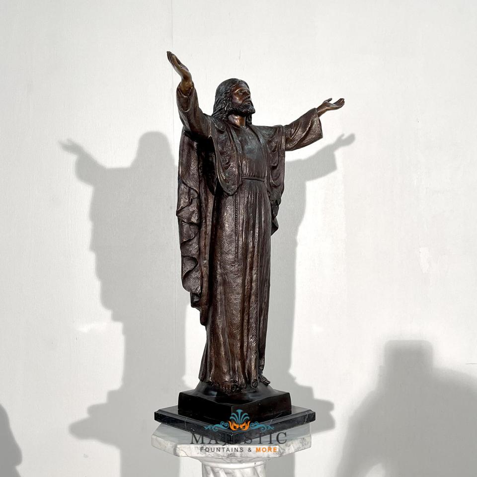 Jesus Bronze Table Top Sculpture