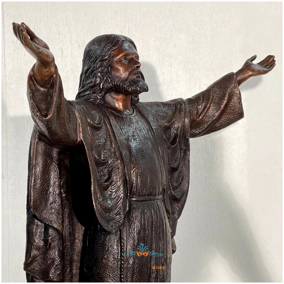 Jesus Bronze Table Top Sculpture