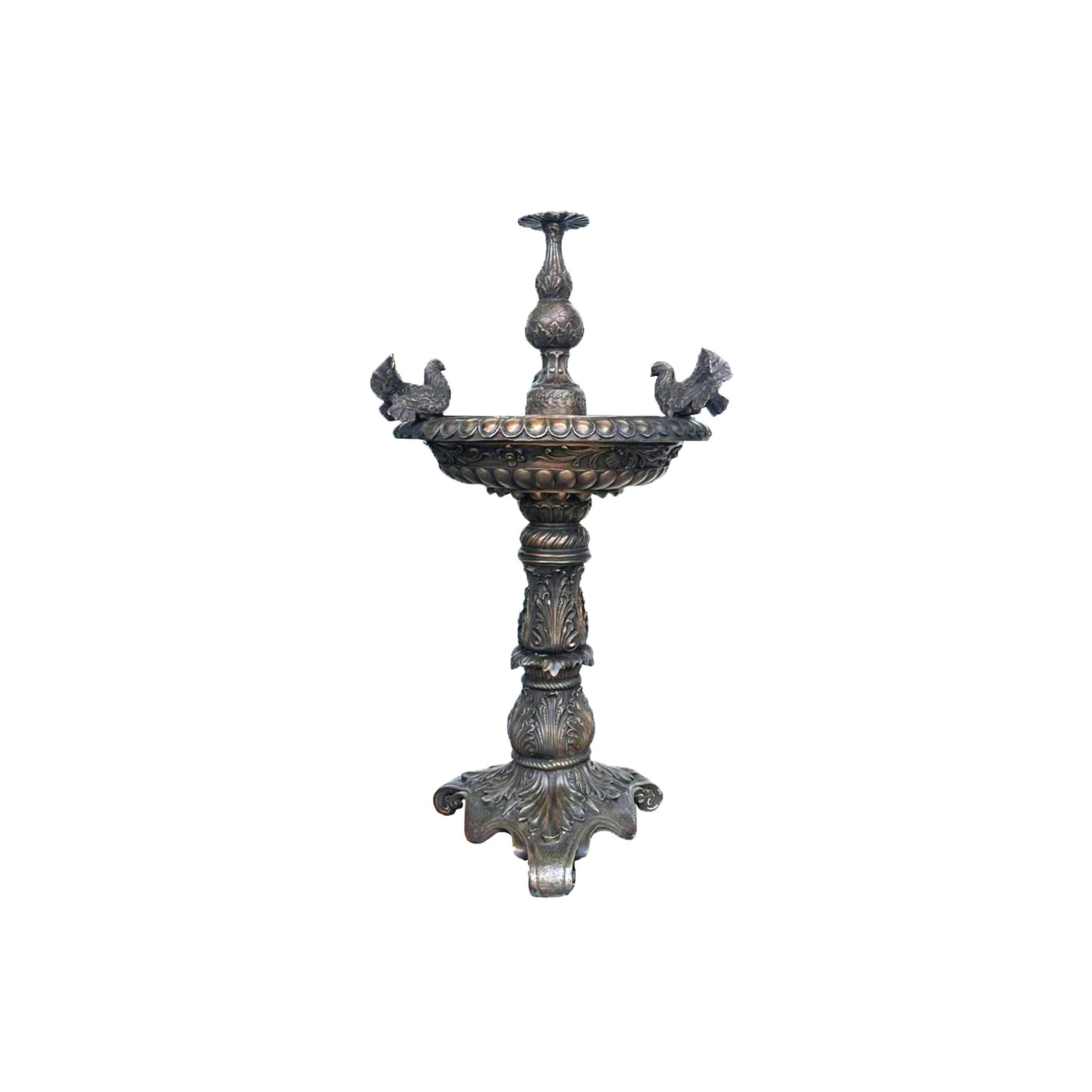 Classical Bird Bowl Bronze Fountain