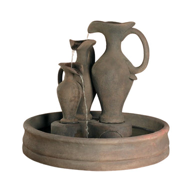 Samara Fountain with Basin in Cast Stone - Majestic Fountains.jpg