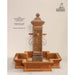 San Martino Concrete  Outdoor Courtyard Fountain With Pond - Majestic Fountains