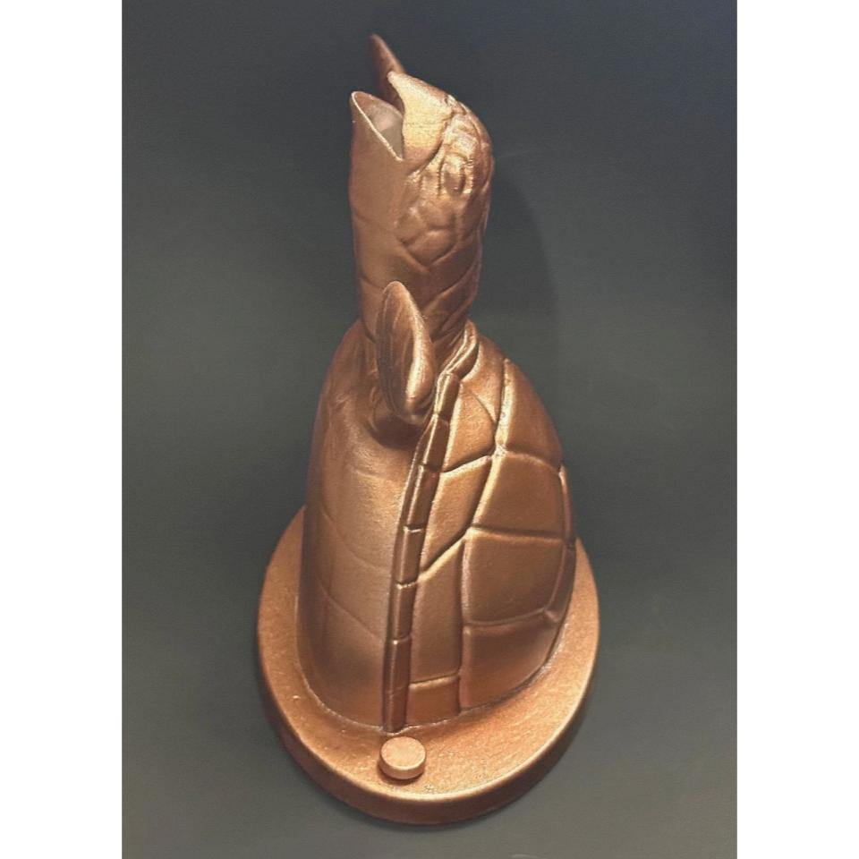 Sea Turtle - Decorative Sheer Descent Scupper - On Wall