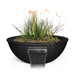 TOP Fires Sedona Powder Coated Metal Planter & Water Bowl by The Outdoor Plus - Majestic Fountains