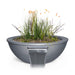 TOP Fires Sedona Powder Coated Metal Planter & Water Bowl by The Outdoor Plus - Majestic Fountains