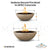 Sedona Round Fire Bowl in GFRC Concrete - Majestic Fountains