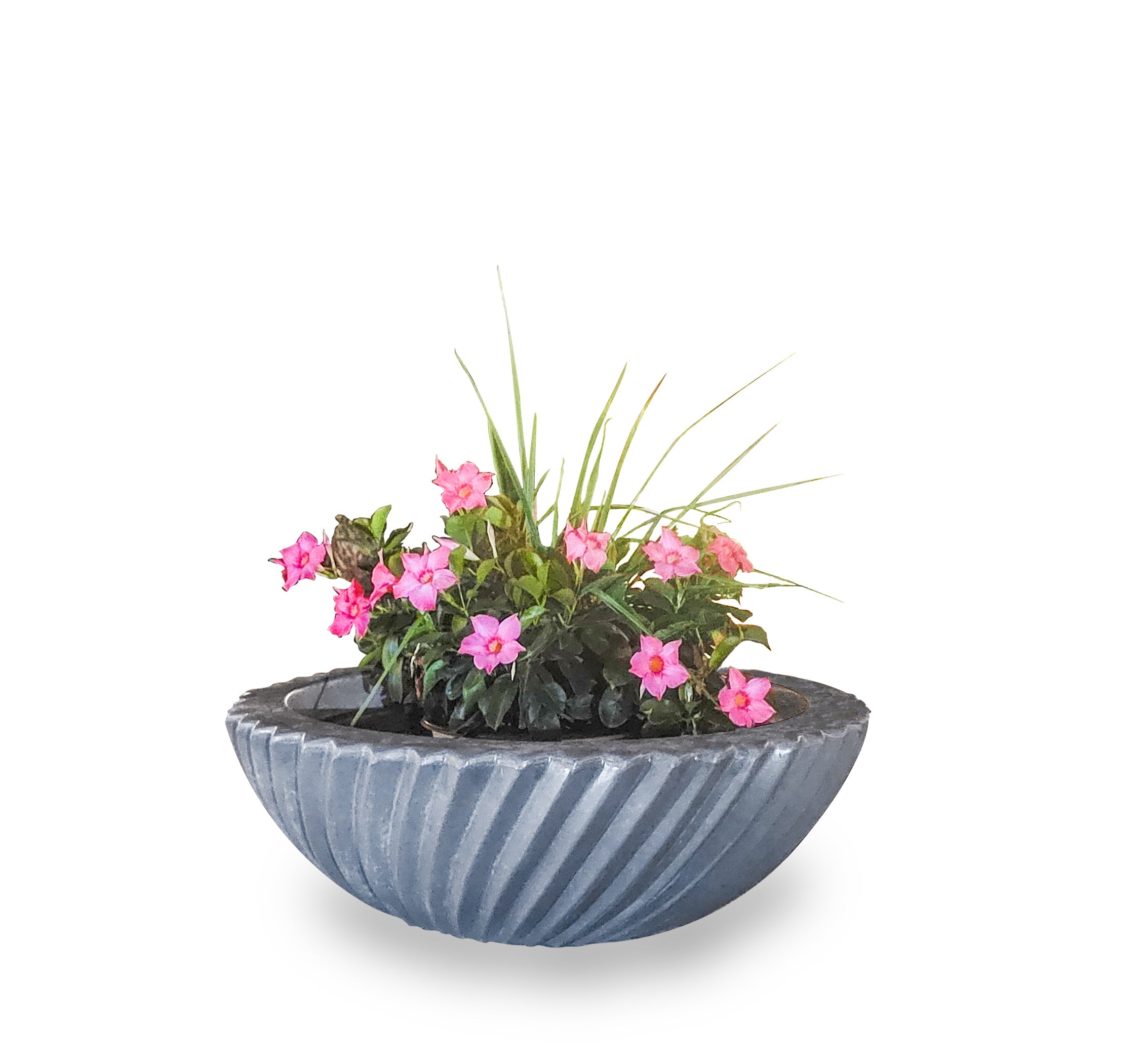 Sedona 2.0 Planter & Water Bowl in GFRC Concrete by The Outdoor Plus - Majestic Fountains and More