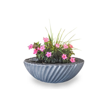 Sedona 2.0 Planter & Water Bowl in GFRC Concrete by The Outdoor Plus - Majestic Fountains and More