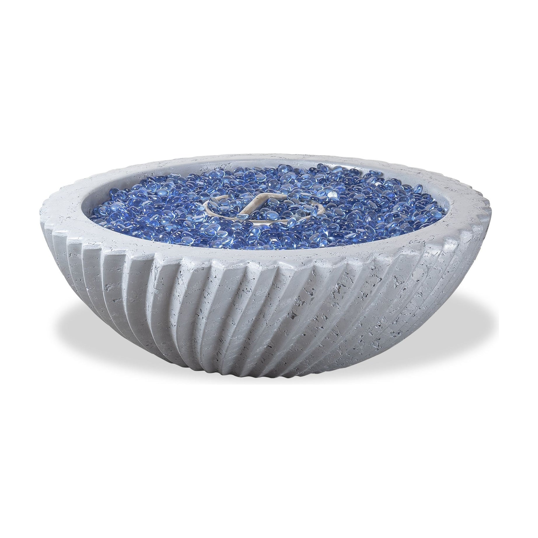 Sedona 2.0 Round Fire Bowl in GFRC Concrete by The Outdoor Plus + Free Cover