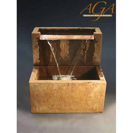 Senza Uccelli Wall Fountain in Cast Stone - Fiore Stone LG148-FS - Majestic Fountains and More