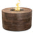 Sequoia 24" Tall Fire Pit in Wood Grain GFRC Concrete - Majestic Fountains