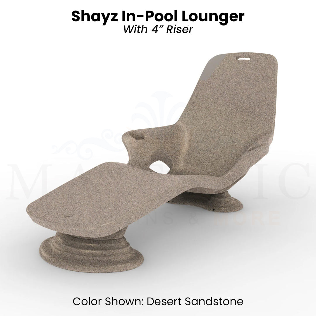 Shayz In- Pool Lounger - Majestic Fountains