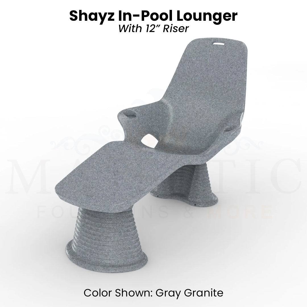 Shayz In- Pool Lounger - Majestic Fountains
