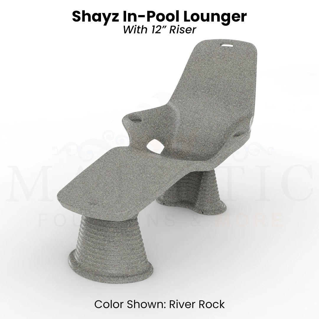 Shayz In- Pool Lounger - Majestic Fountains