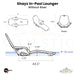 Shayz In-Pool Lounger - Majestic Fountains