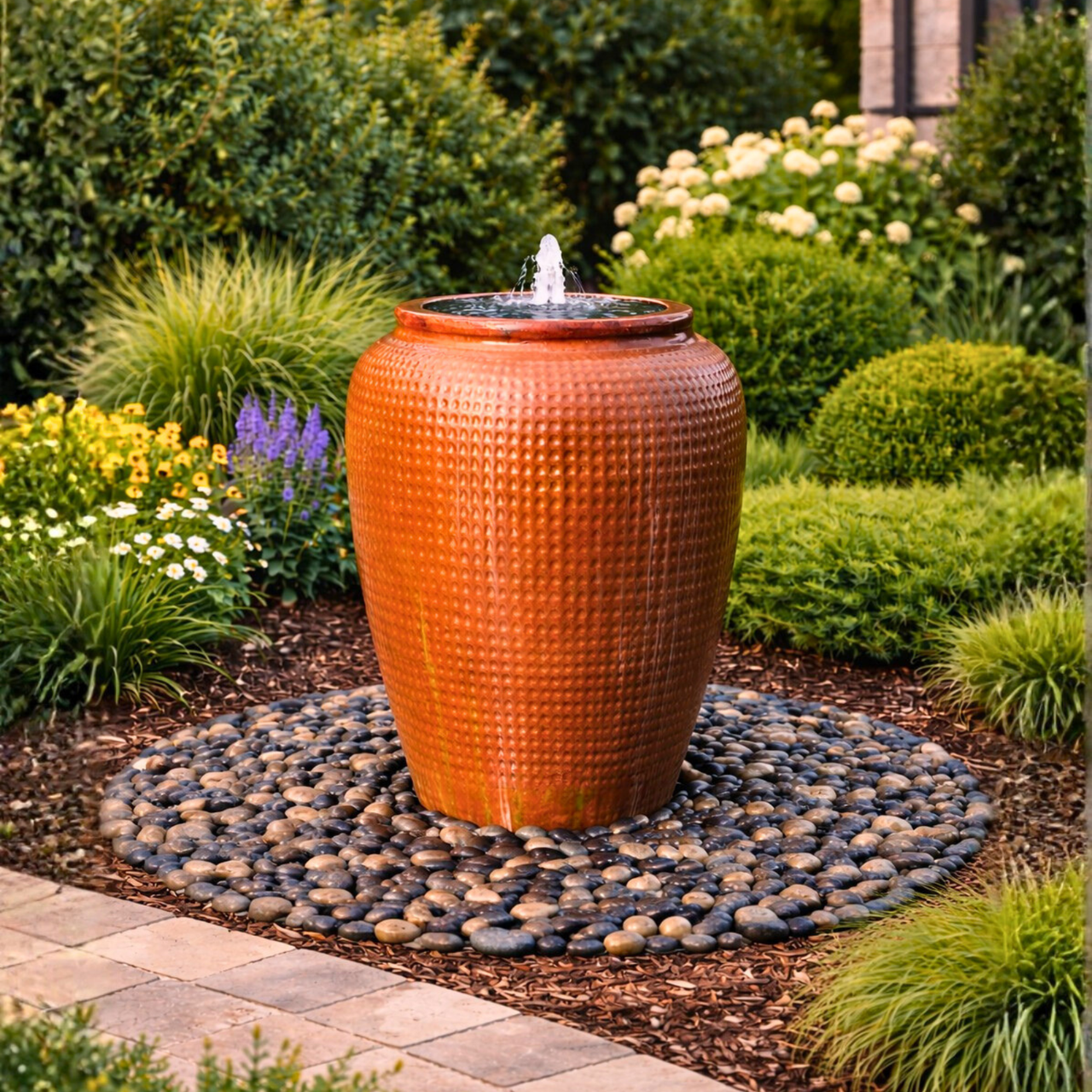 Carrot Sienna Single Vase Fountain Kit - FNT40476