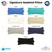 QUICKSHIP Siganture Headrest Pillow Swatch - Majestic Fountains