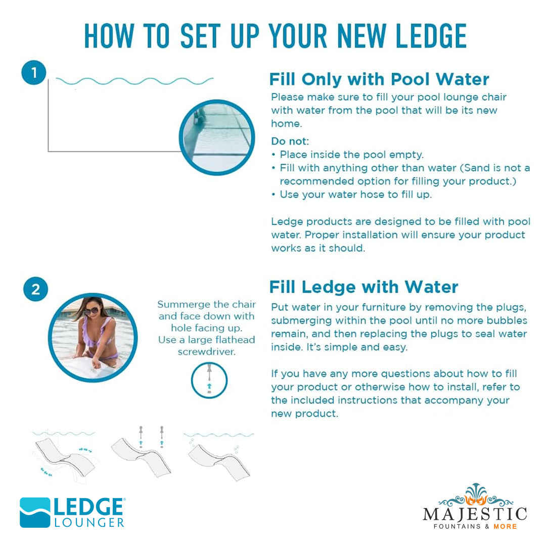 Signature Chaise Deep - Majestic Fountains