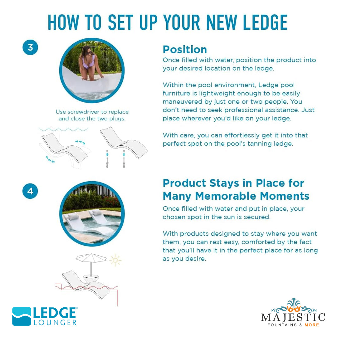 Signature Chaise Deep - Majestic Fountains