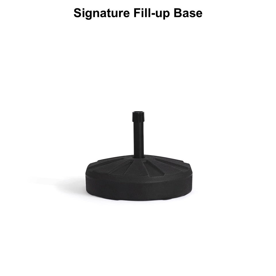 Ledge Lounger 6.5 Ft Square Signature 360° Tilt Umbrella