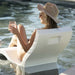 Ledge Lounger Signature Lowback Chairs & Side Table Set - In-Pool & Patio Furniture