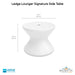 Ledge Lounger Signature Side Table Size - In-Pool Furniture - Majestic Fountains