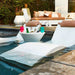 Ledge Lounger Signature Chaise Deep & Tall Ice Bin Side Table Set - In-Pool & Patio Furniture - Majestic Fountains
