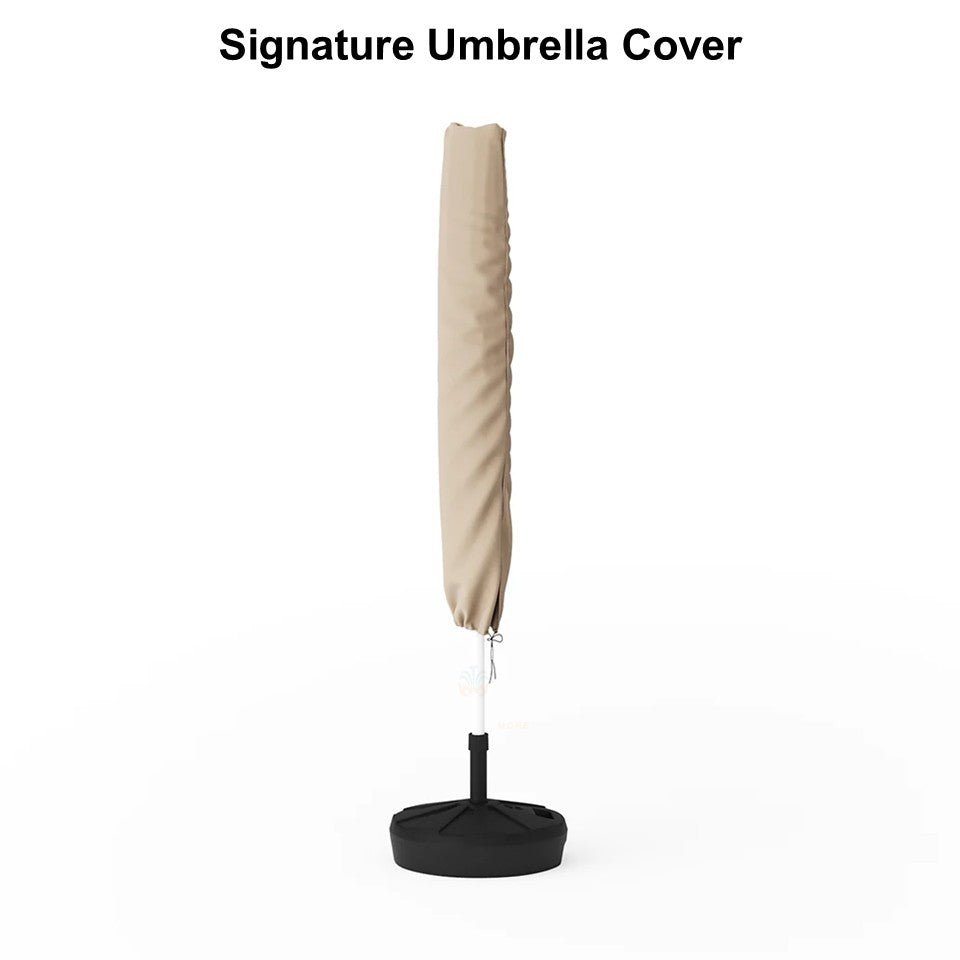 Ledge Lounger 6.5 Ft Square Signature 360° Tilt Umbrella