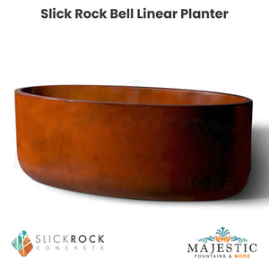 Slick Rock Bell Linear Planter  - Majestic Fountains