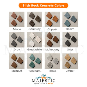Slick Rock Color Swatch - Majestic Fountains and More