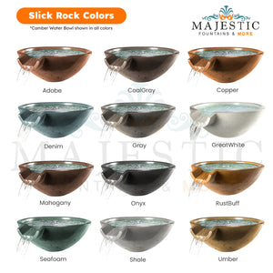 Slick Rock Color Swatch Round- Majestic Fountains and More