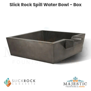 Slick Rock Spill Water Bowl - Box - Majestic Fountains