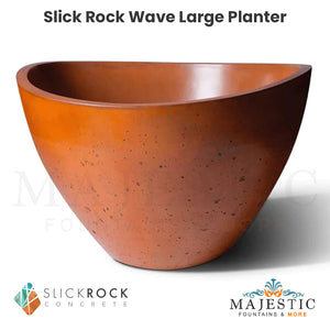 Slick Rock Wave Large Planter - Majestic Fountains