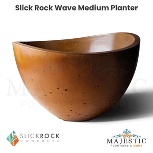 Slick Rock Wave Medium Planter - Majestic Fountains