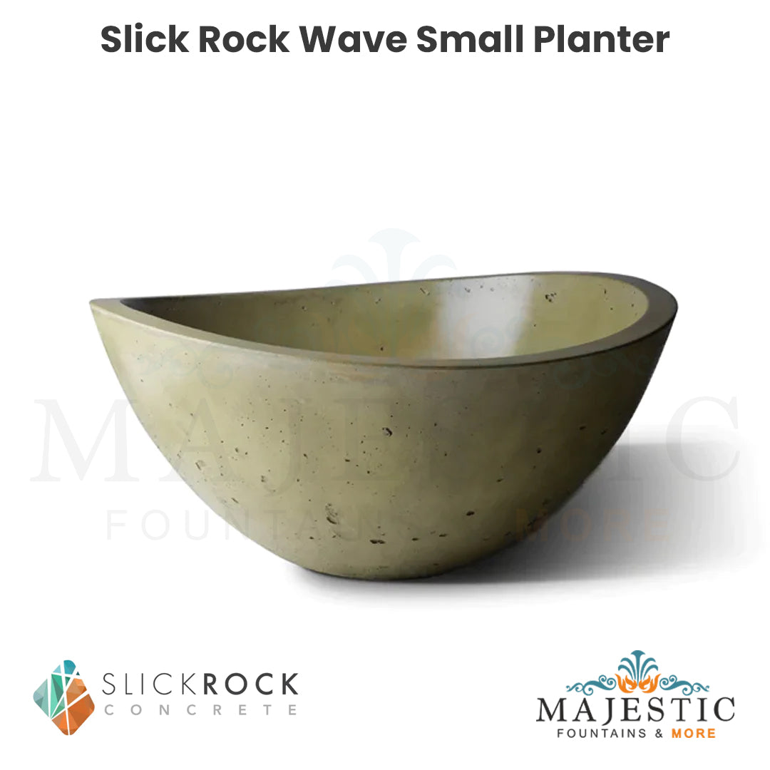 Slick Rock Wave Small Planter - Majestic Fountians